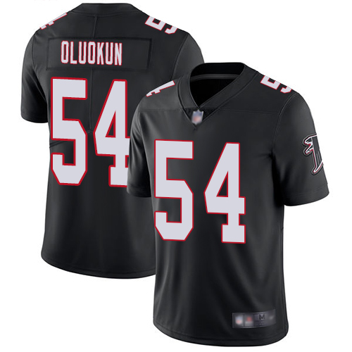 Atlanta Falcons Limited Black Men Foye Oluokun Alternate Jersey NFL Football #54 Vapor Untouchable->women nfl jersey->Women Jersey